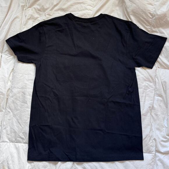 Nightmare before christmas black graphic tee sz med Jack skellington Santa claus - Picture 7 of 8